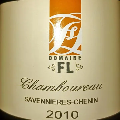 2010 Chamboureau Savennieres Chenin Domaine FL Loire.